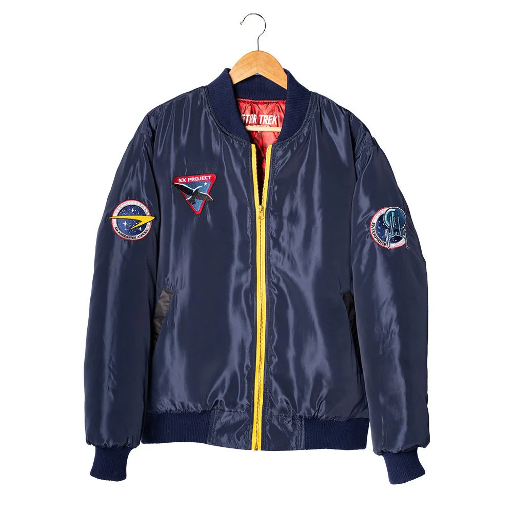 Star Trek: Enterprise Semper Exploro Bomber Jacket - Image 16