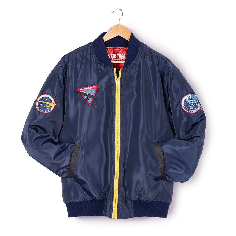 Star Trek: Enterprise Semper Exploro Bomber Jacket - Image 25