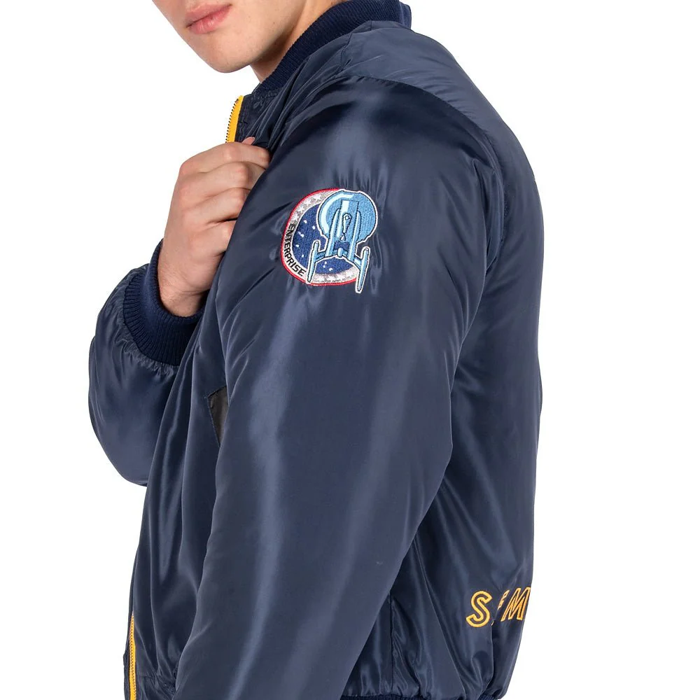Star Trek: Enterprise Semper Exploro Bomber Jacket - Image 32