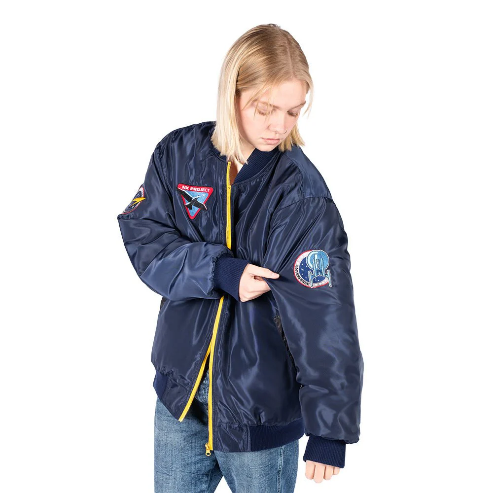 Star Trek: Enterprise Semper Exploro Bomber Jacket - Image 6