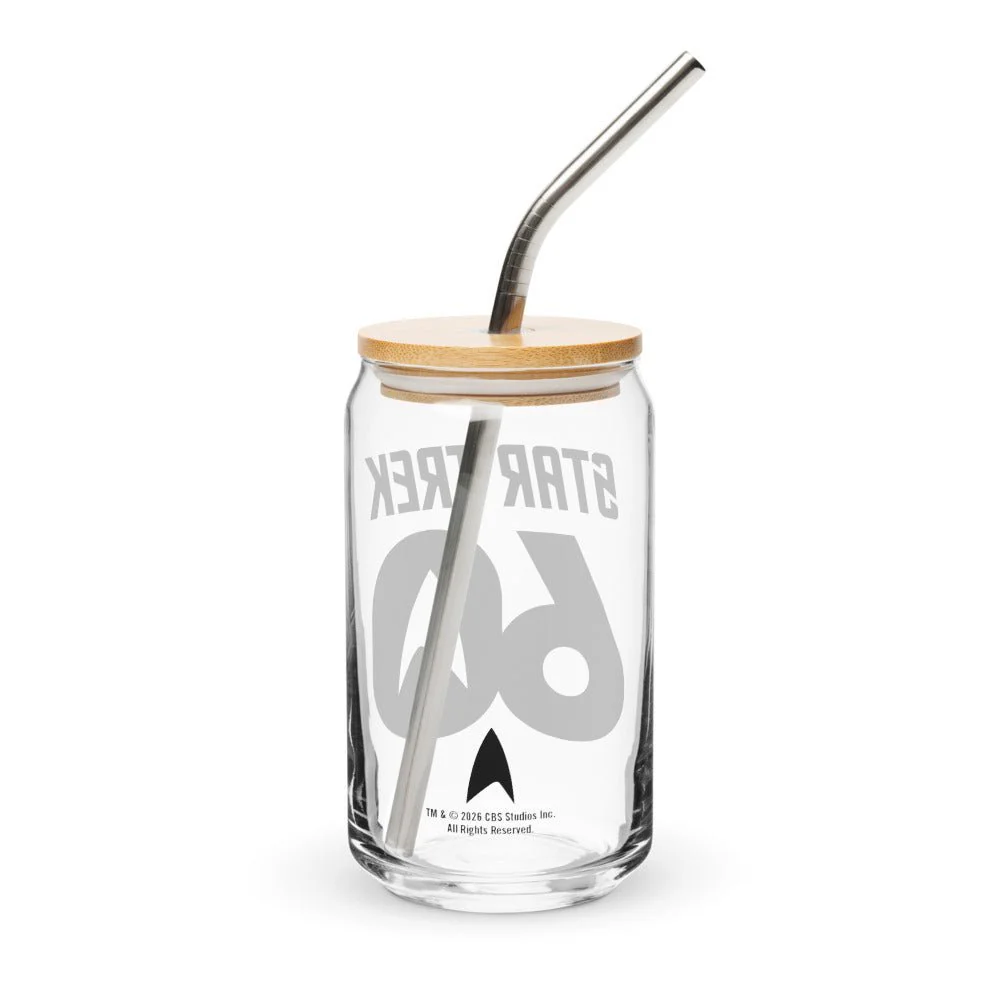 Star Trek Can-Shaped Glass 60th Anniversary Logo - Image 3