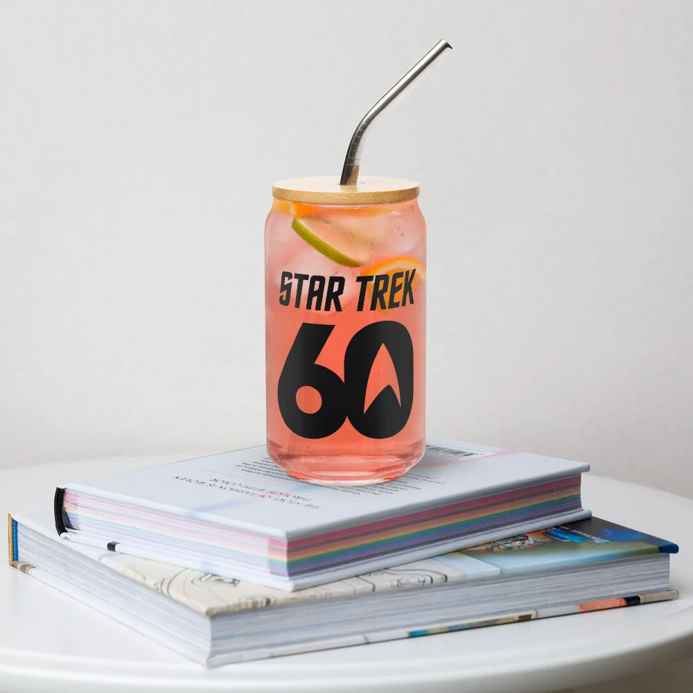 Star Trek Can-Shaped Glass 60th Anniversary Logo - Image 4
