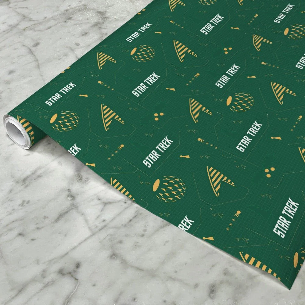 Star Trek Delta Holiday Wrapping Paper - Image 3