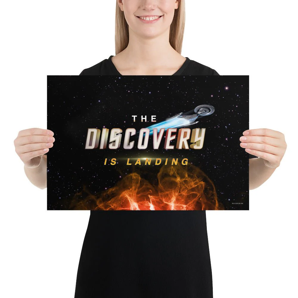 Star Trek: Discovery The Discovery Is Landing Premium Matte Paper Poster - Image 2