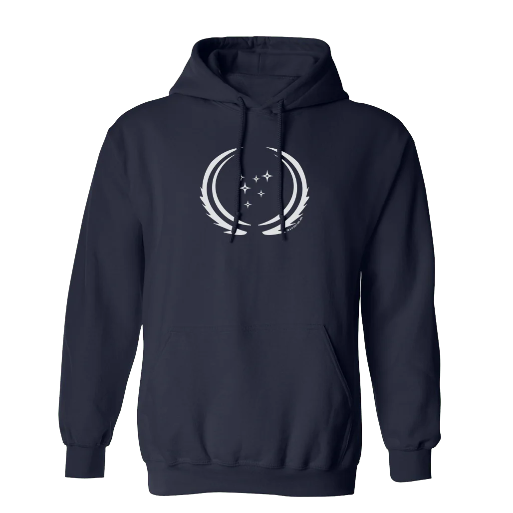 Star Trek: Discovery UFP Flag Fleece Hooded Sweatshirt - Image 3