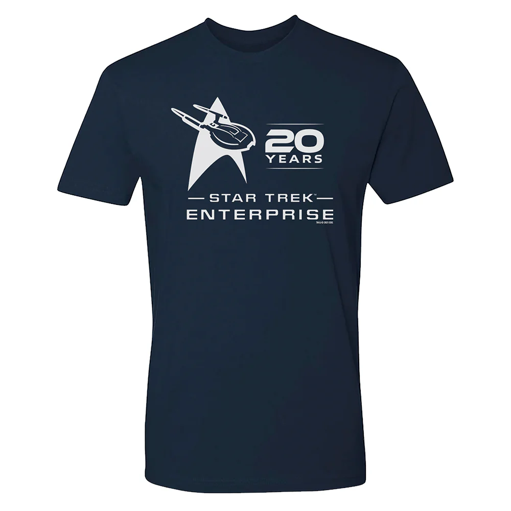 Star Trek: Enterprise 20th Anniversary Adult Short Sleeve T-Shirt - Image 3