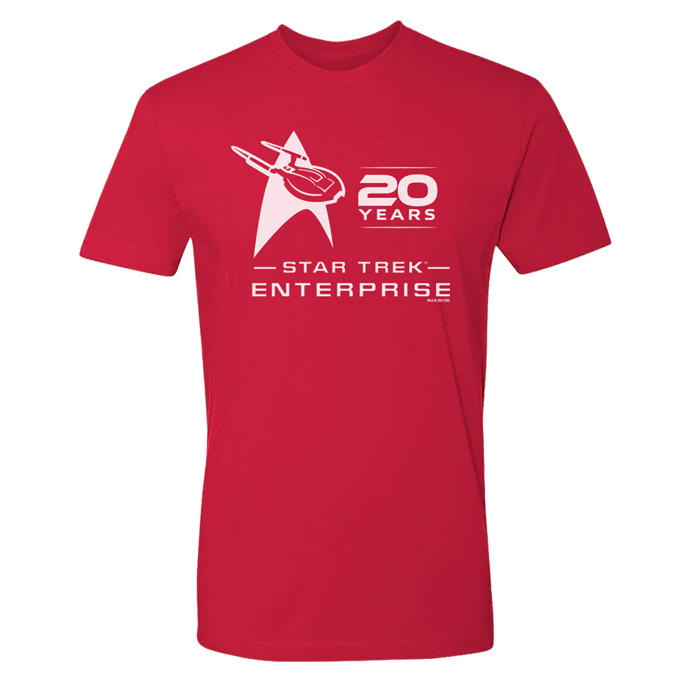 Star Trek: Enterprise 20th Anniversary Adult Short Sleeve T-Shirt - Image 4