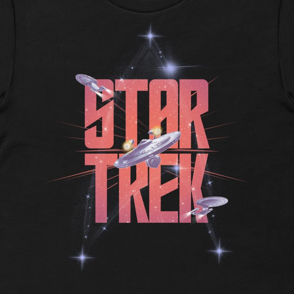 Star Trek Galaxy Adult T-Shirt - Image 2
