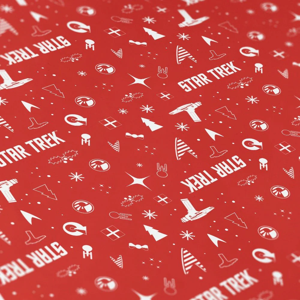 Star Trek Holiday Icons Wrapping Paper - Image 2