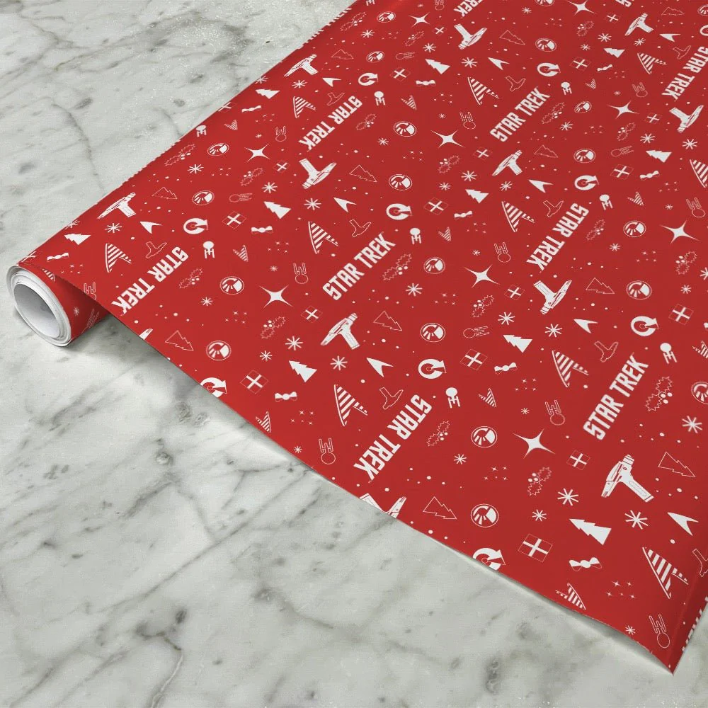 Star Trek Holiday Icons Wrapping Paper - Image 3