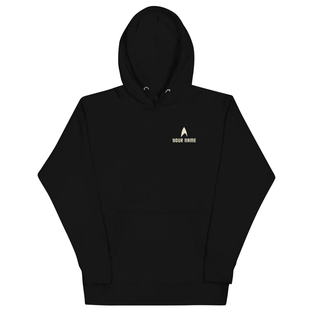 Star Trek Hoodie with Personalized Name Boldly Going Since 1966 - Image 2