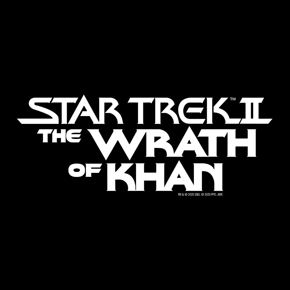 Star Trek II: The Wrath of Khan Logo Adult Short Sleeve T-Shirt - Image 2