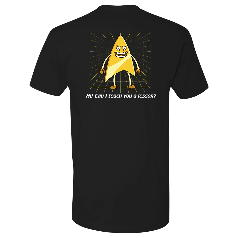 Star Trek: Lower Decks Badgey Lesson Adult Short Sleeve T-Shirt - Image 2