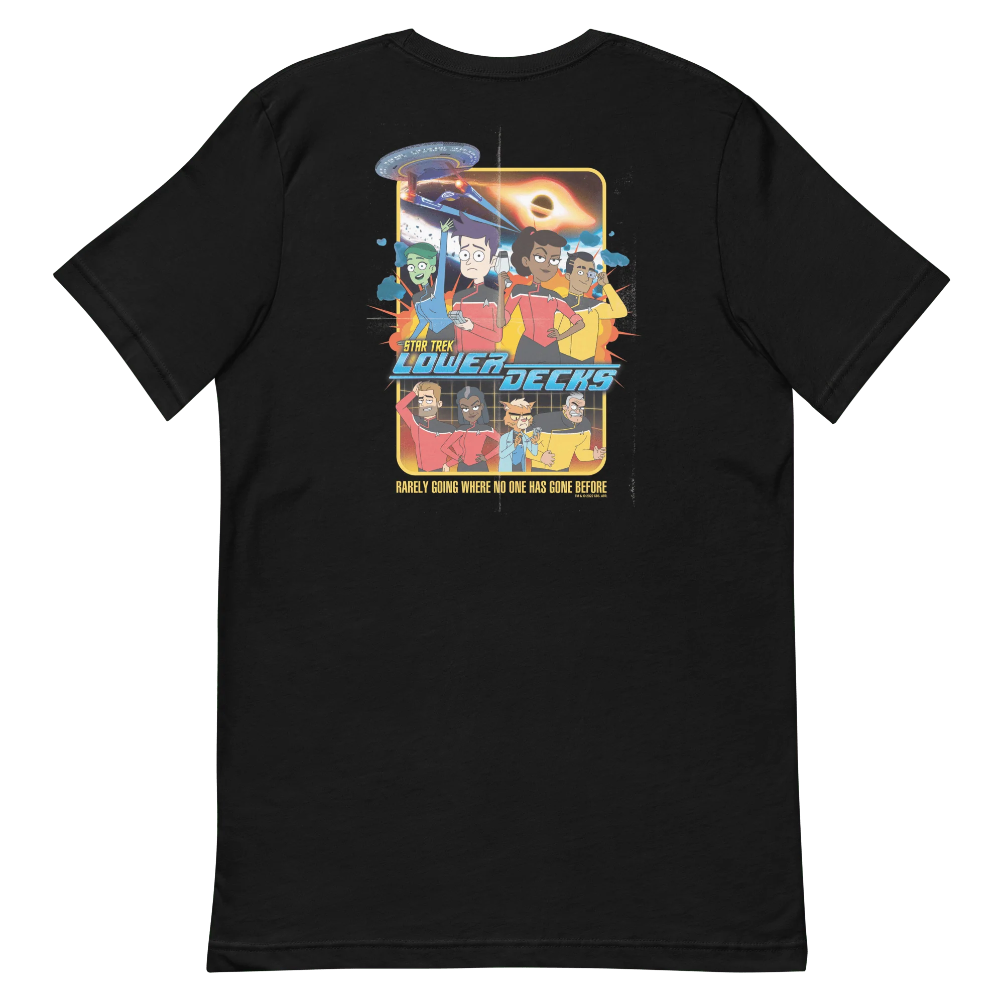 Star Trek: Lower Decks Rarely Going Where No One Has Gone Before Unisex Premium T-Shirt - Image 4