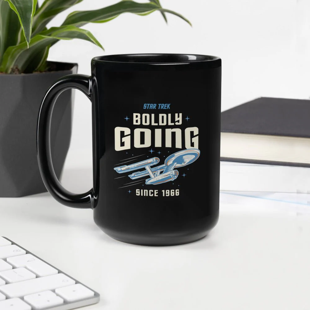 Star Trek Mug with Personalized Name Boldly Going Since 1966 - Image 7