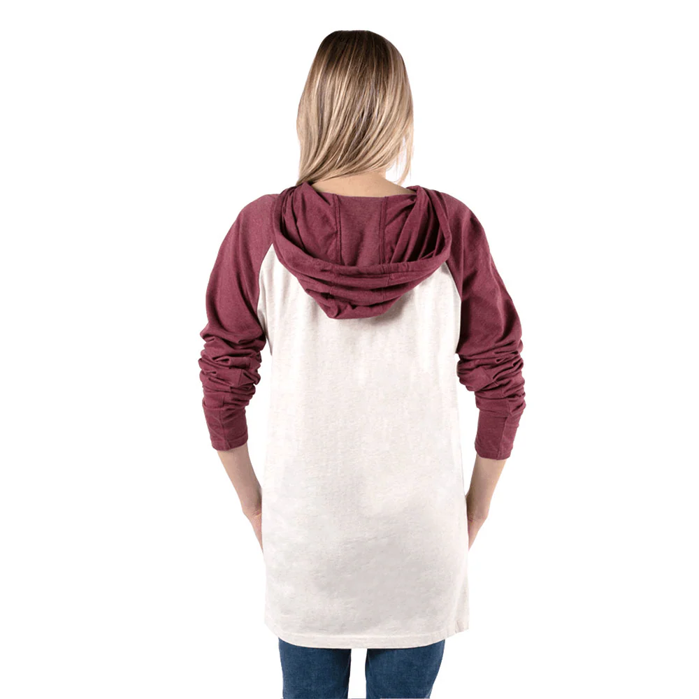 Star Trek: Picard Chateau Picard Vineyard Logo Tri-Blend Raglan Hoodie - Image 4