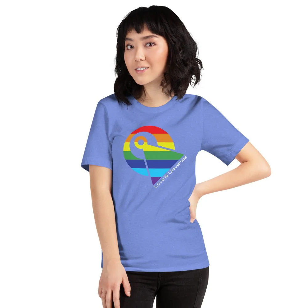 Star Trek Pride Love Is Universal Adult Short Sleeve T-Shirt - Image 16