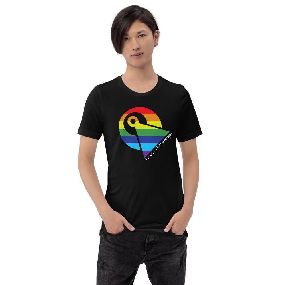 Star Trek Pride Love Is Universal Adult Short Sleeve T-Shirt - Image 3