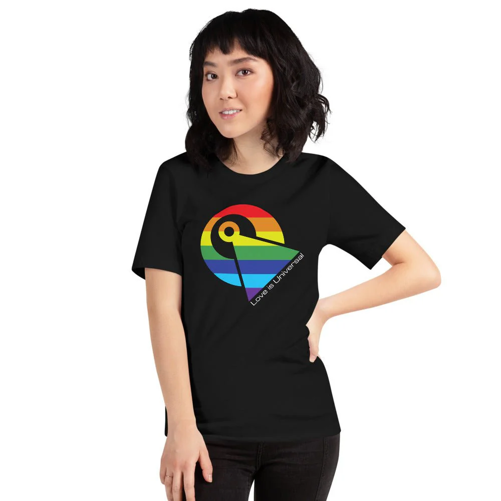 Star Trek Pride Love Is Universal Adult Short Sleeve T-Shirt - Image 5