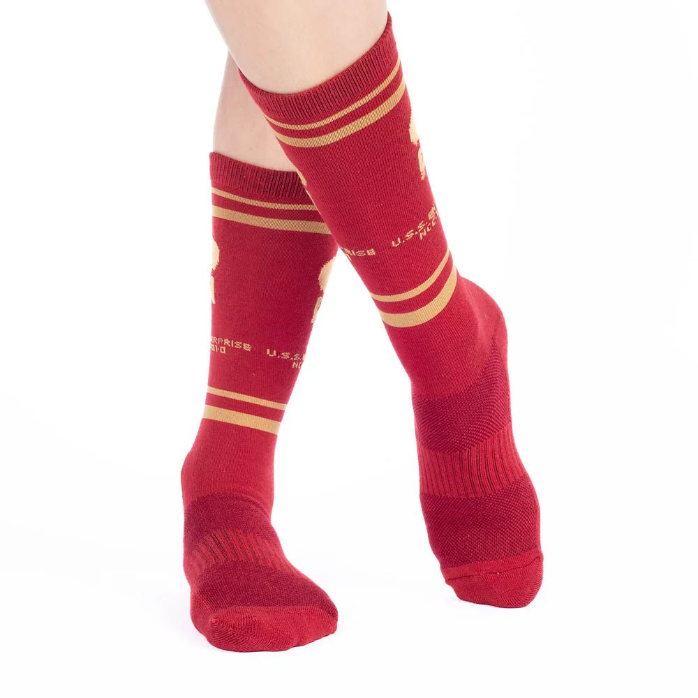 Star Trek: The Next Generation U.S.S. Enterprise NCC-1701-D Socks - Image 2