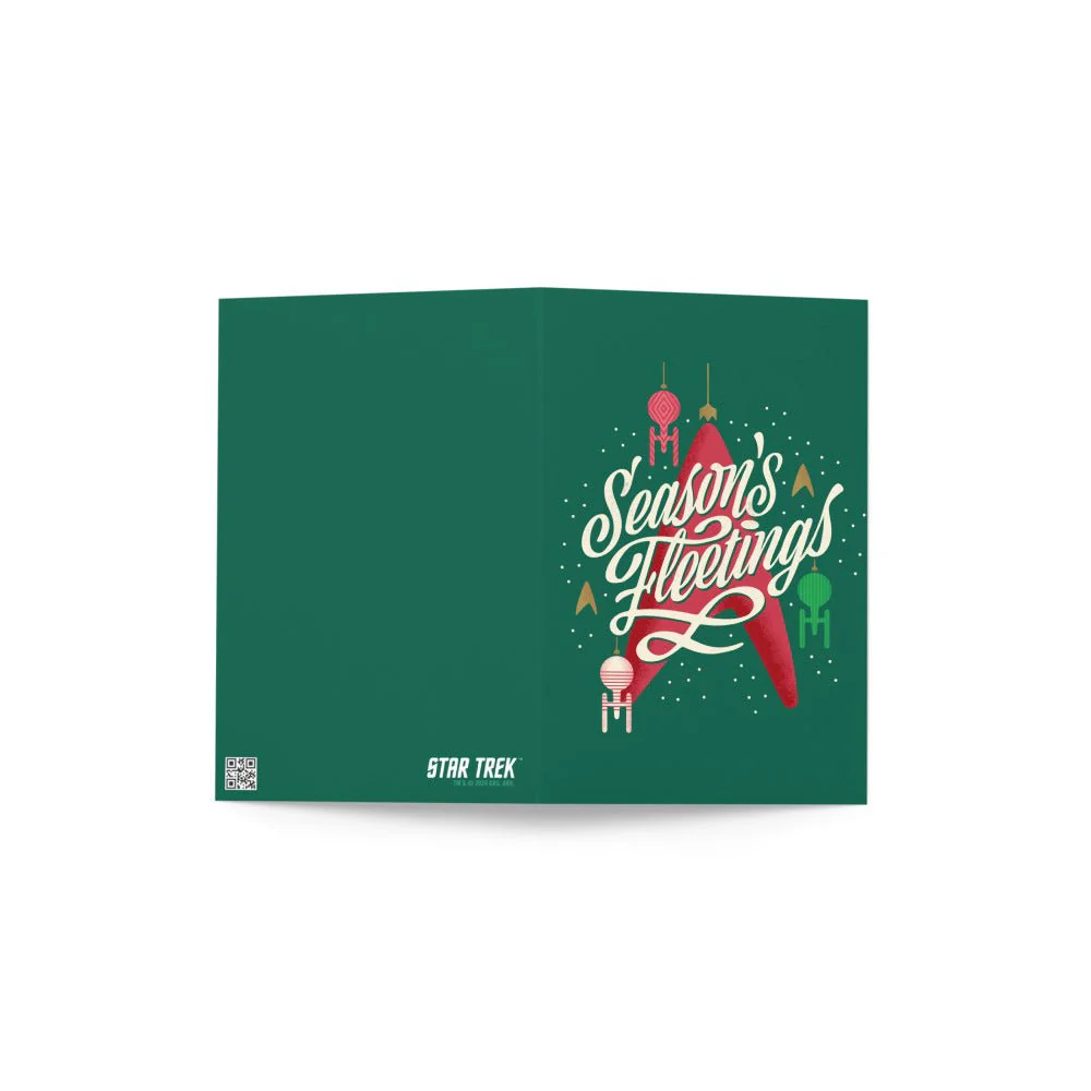 Star Trek Seasons Fleetings Holiday Greeting Card - Image 3