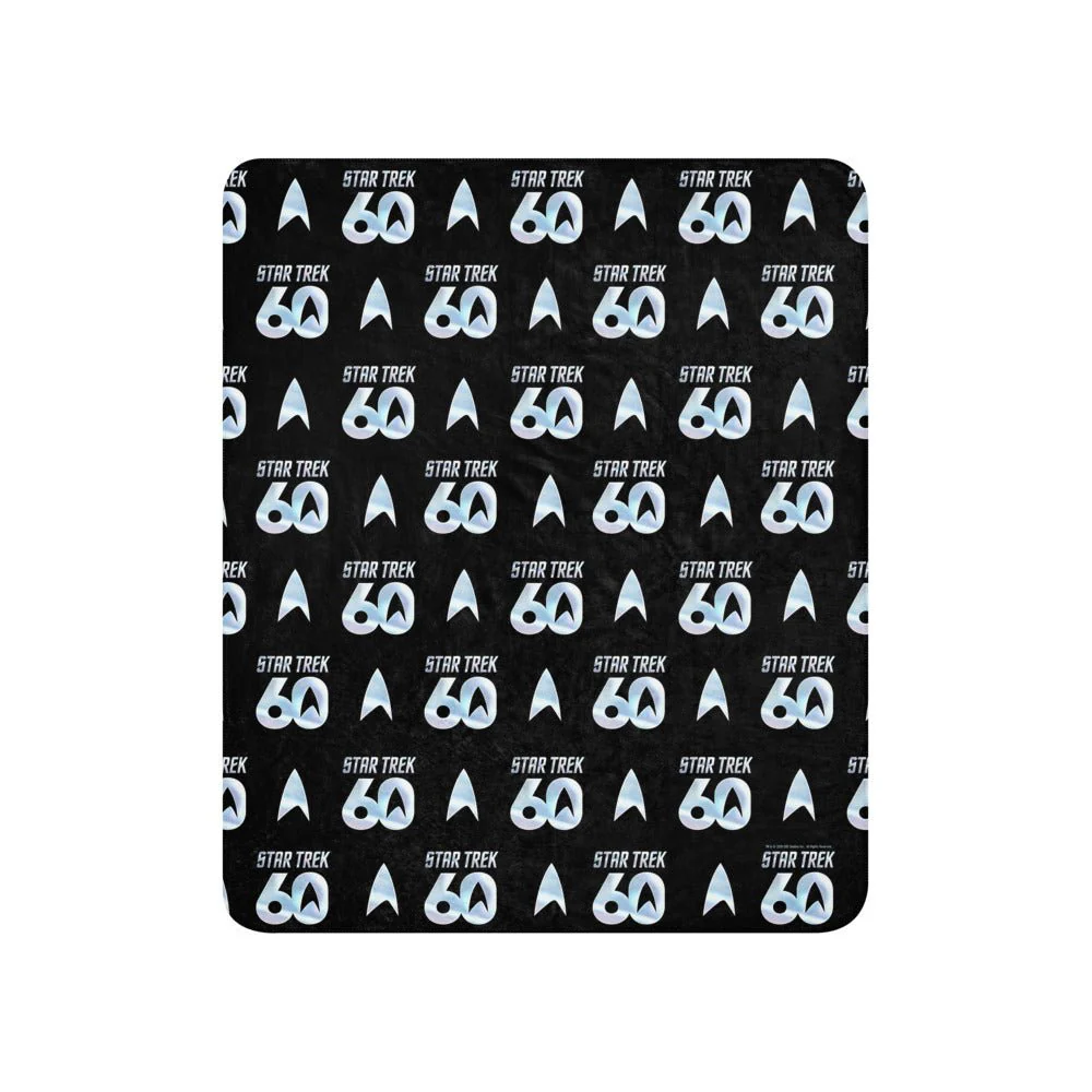 Star Trek Sherpa Blanket 60th Anniversary Logo - Image 5