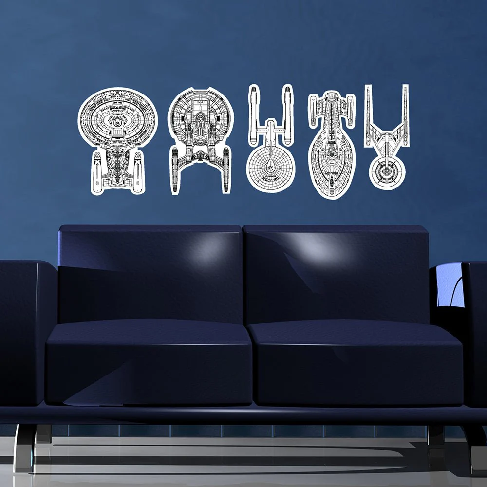 Star Trek: Ships Of The Line Wall Decals