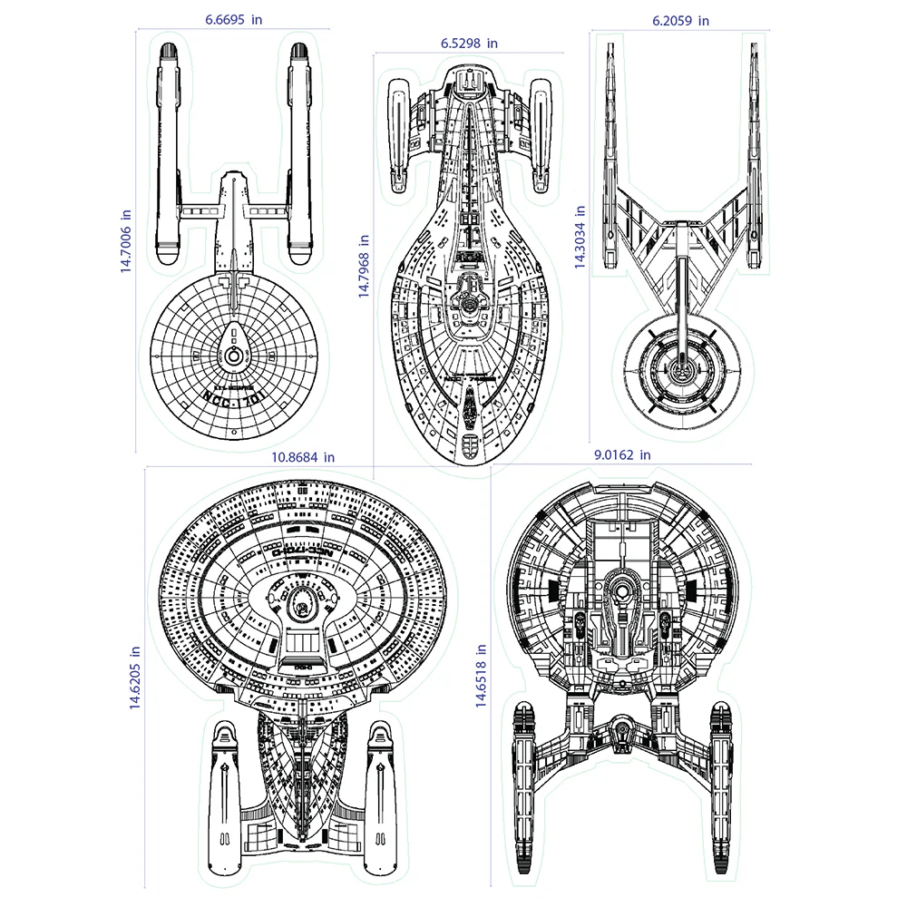 Star Trek: Ships Of The Line Wall Decals - Image 3