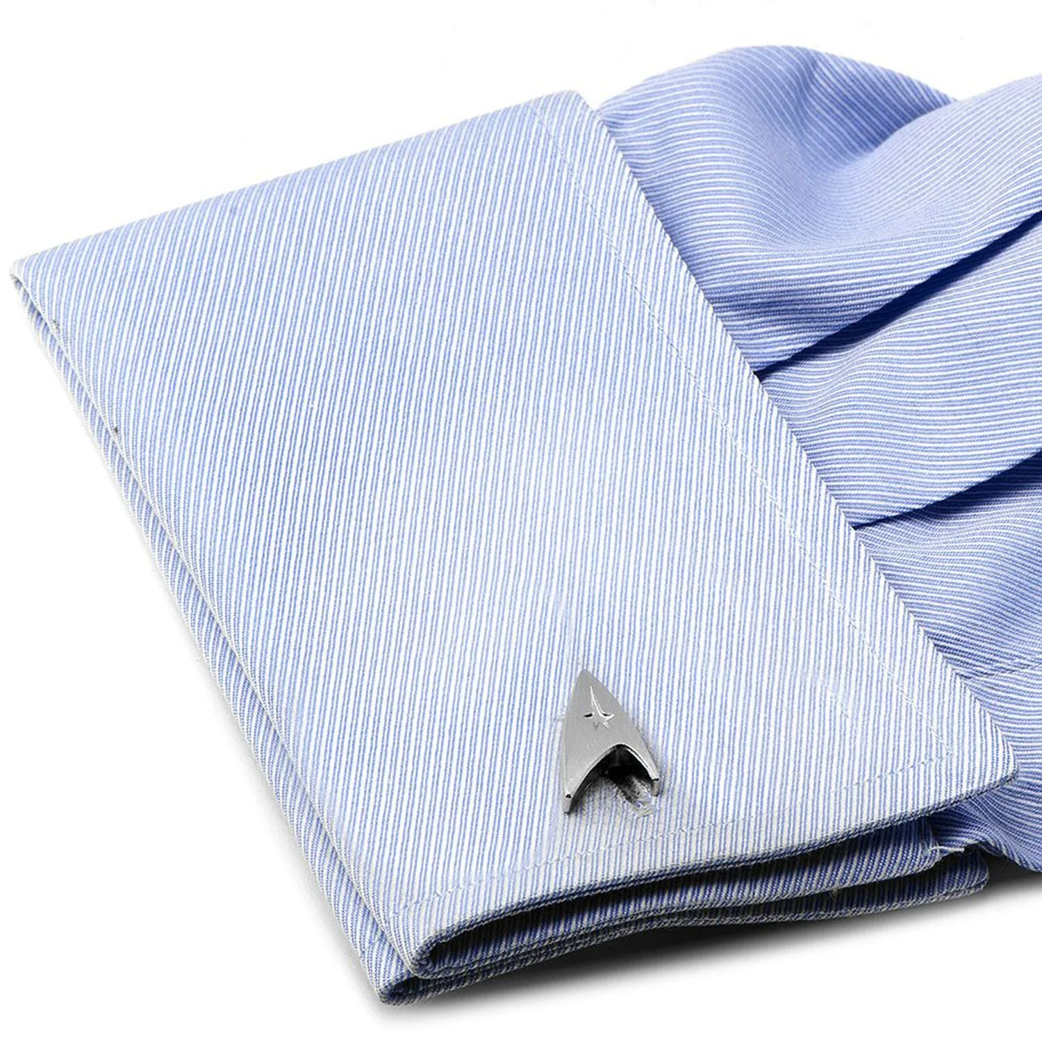 Star Trek Silver Delta Shield Cufflinks - Image 2