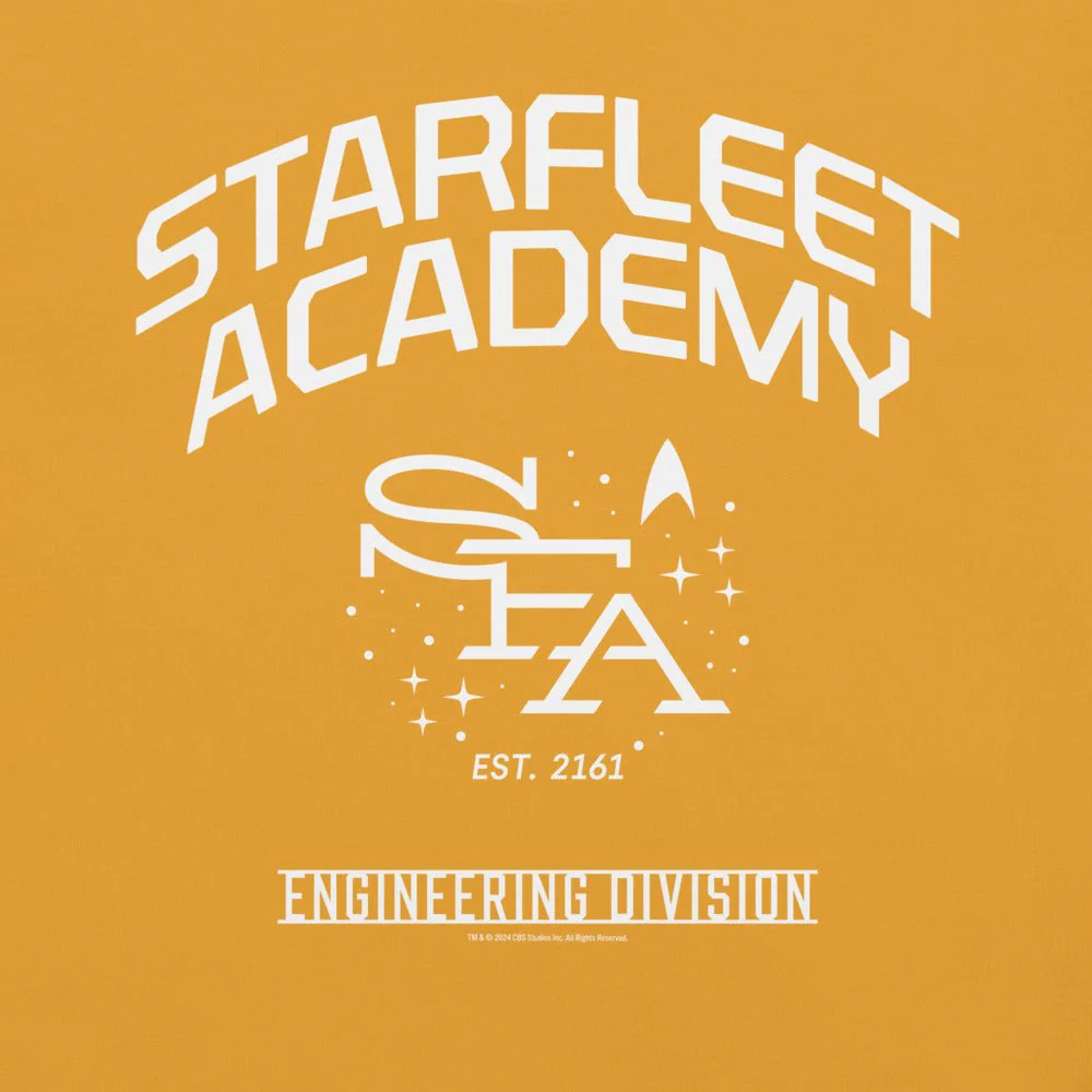 Star Trek Starfleet Academy Engineering Division T-Shirt - Image 2