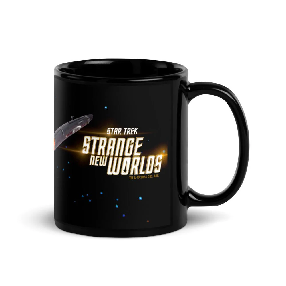 Star Trek: Strange New Worlds Enterprise Black Mug - Image 2