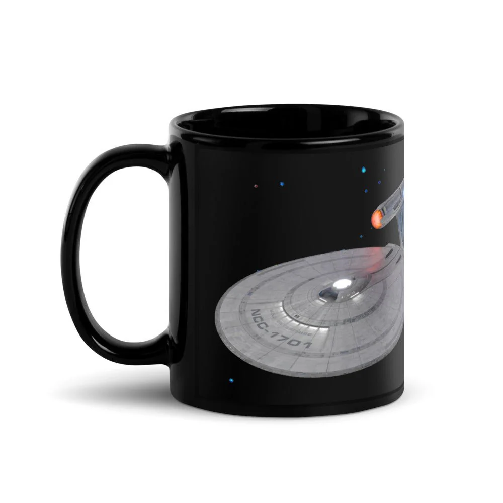 Star Trek: Strange New Worlds Enterprise Black Mug - Image 5