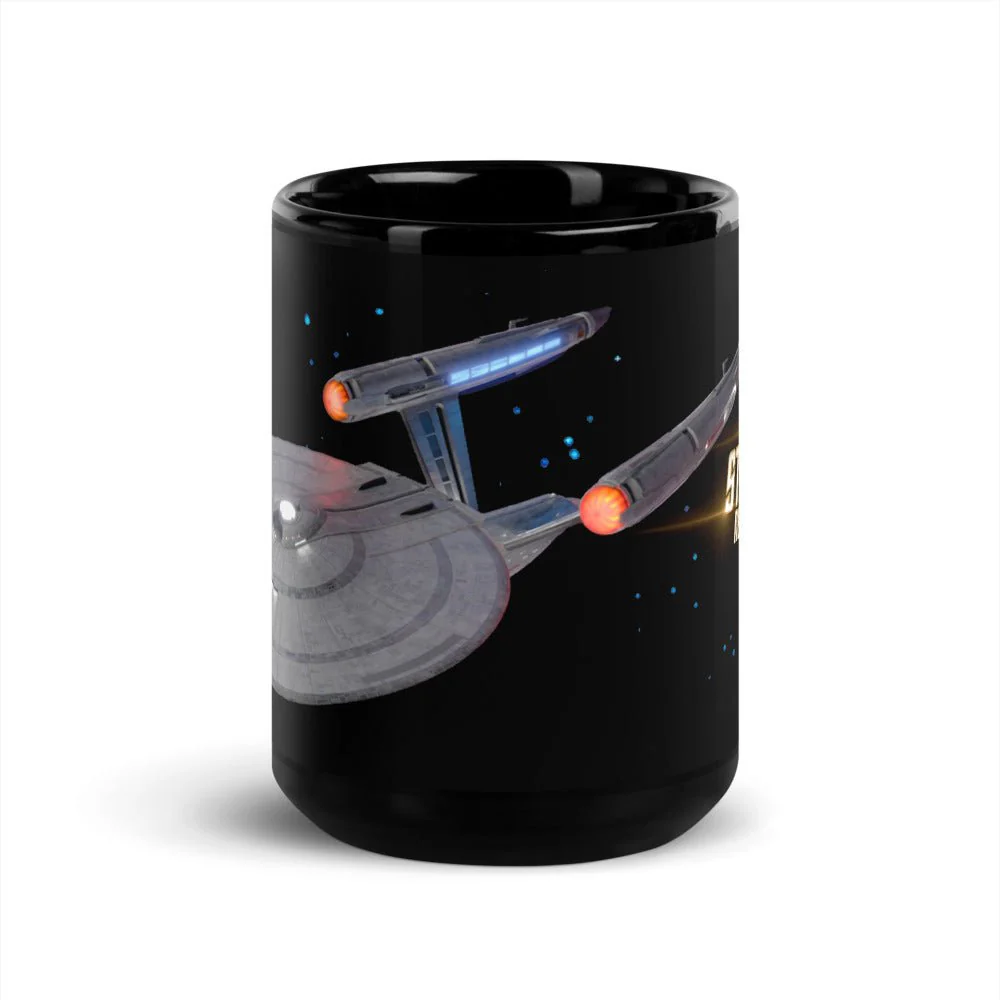 Star Trek: Strange New Worlds Enterprise Black Mug - Image 6