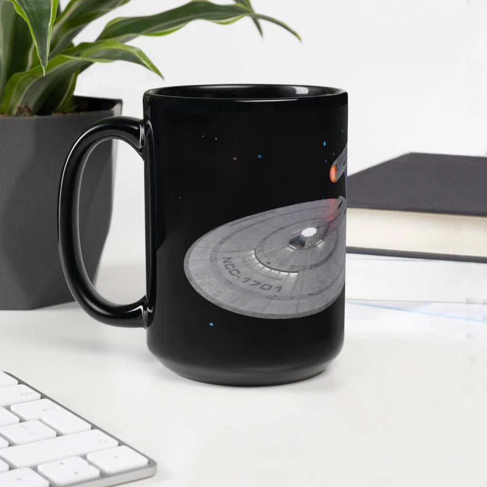 Star Trek: Strange New Worlds Enterprise Black Mug - Image 9