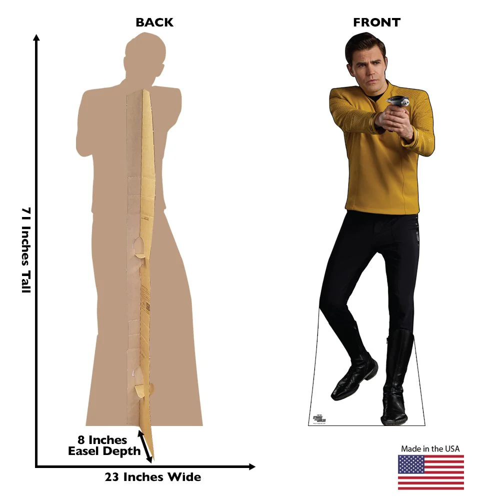 Star Trek: Strange New Worlds Captain Kirk Life-Sized Cardboard Cutout Standee - Image 2