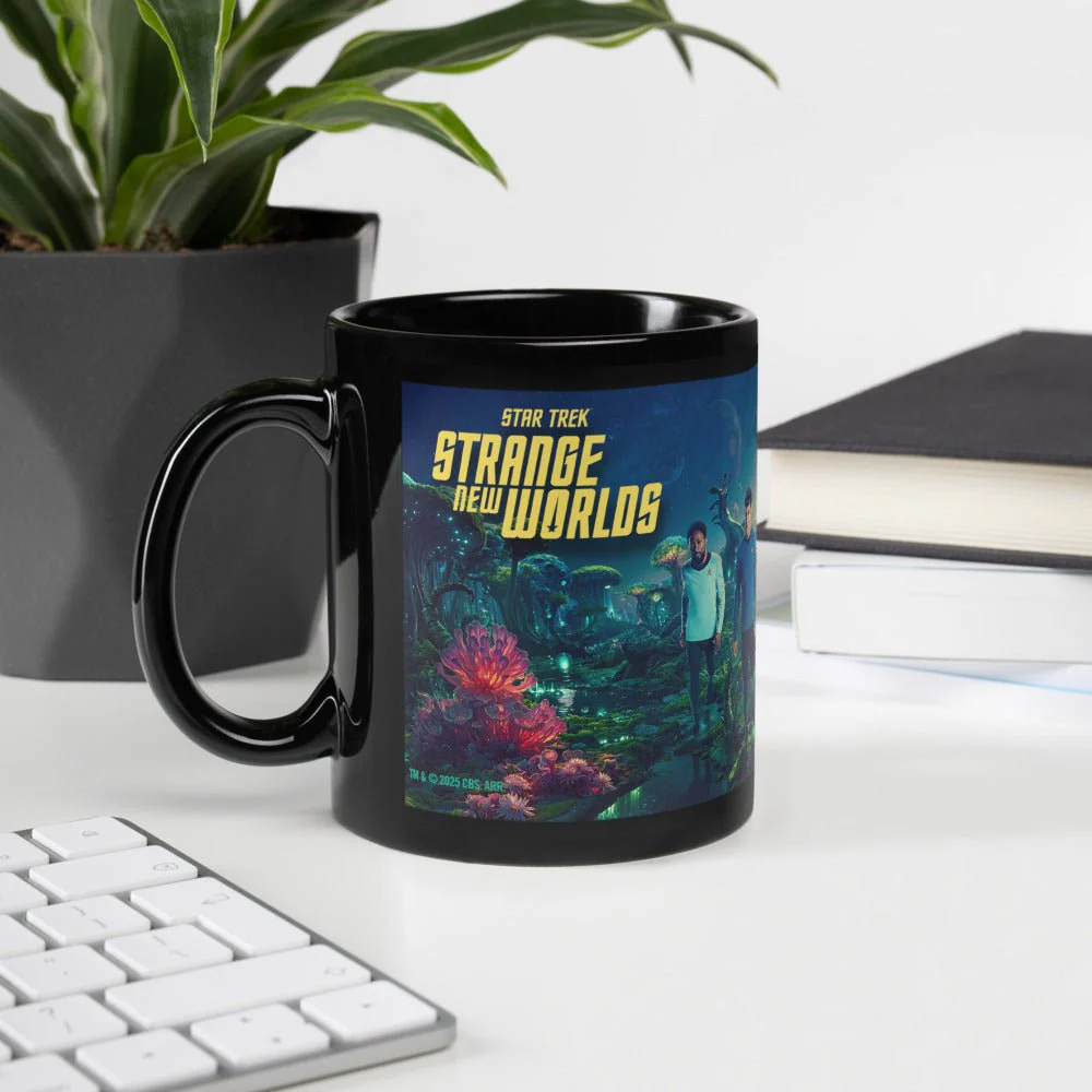Star Trek: Strange New Worlds Season 3 Black Glossy Mug - Image 4