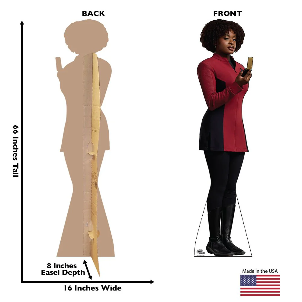 Star Trek: Strange New Worlds Nyota Uhura Life-Sized Cardboard Cutout Standee - Image 2