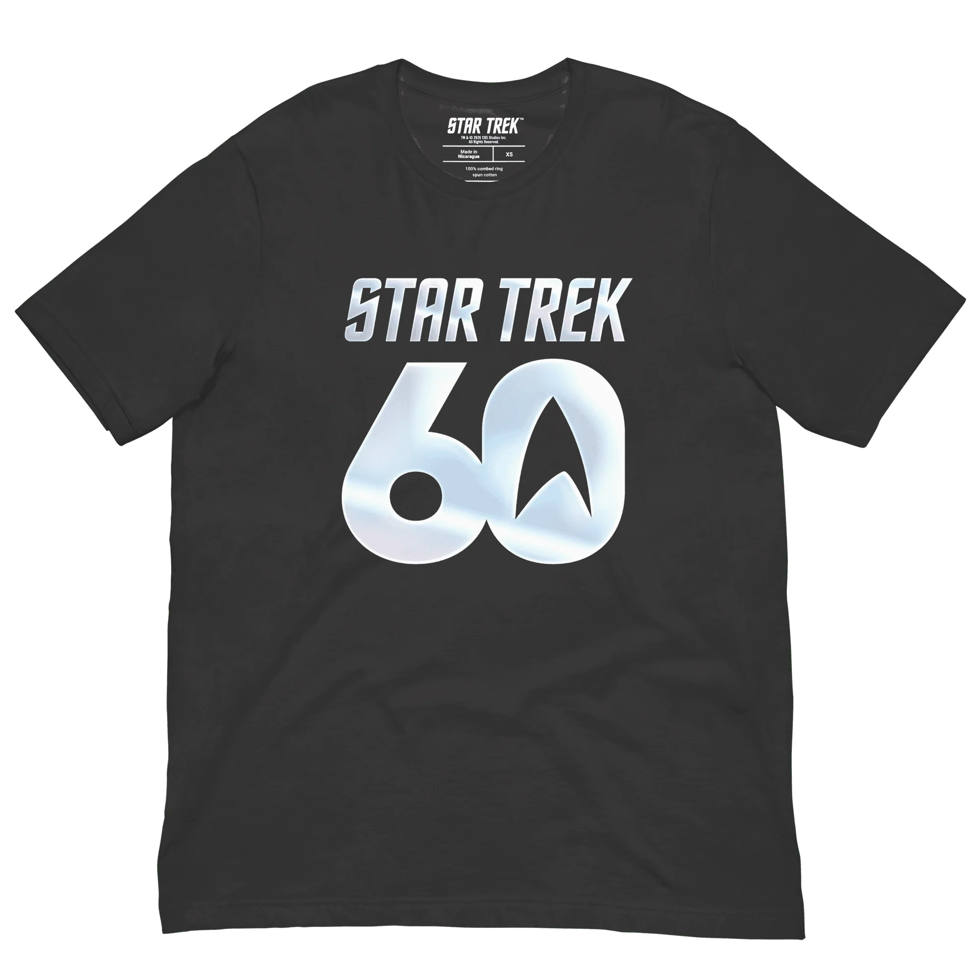 Star Trek T-Shirt 60th Anniversary Logo - Image 4
