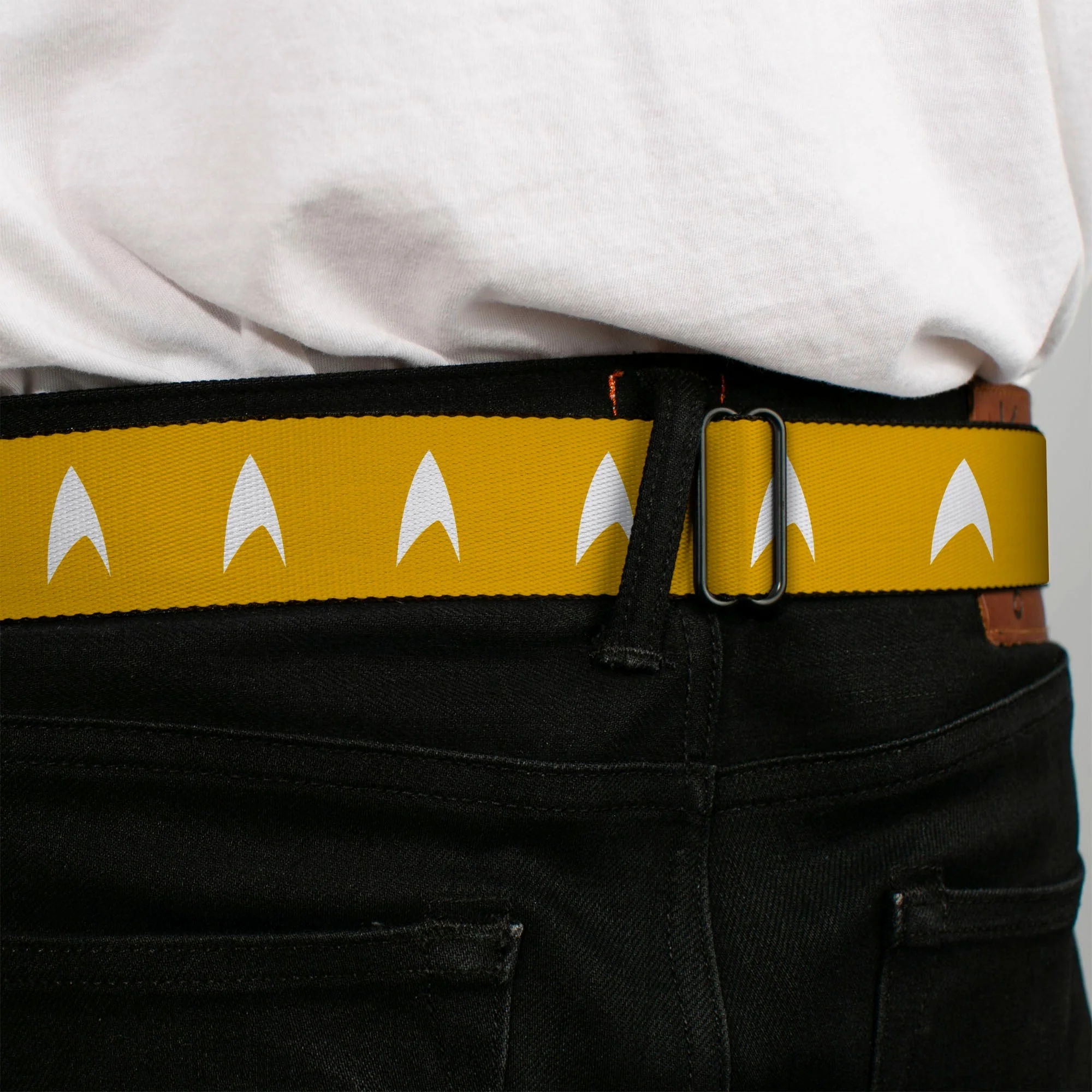Star Trek Starfleet Insignia Golden Yellow Seatbelt Belt - Image 4