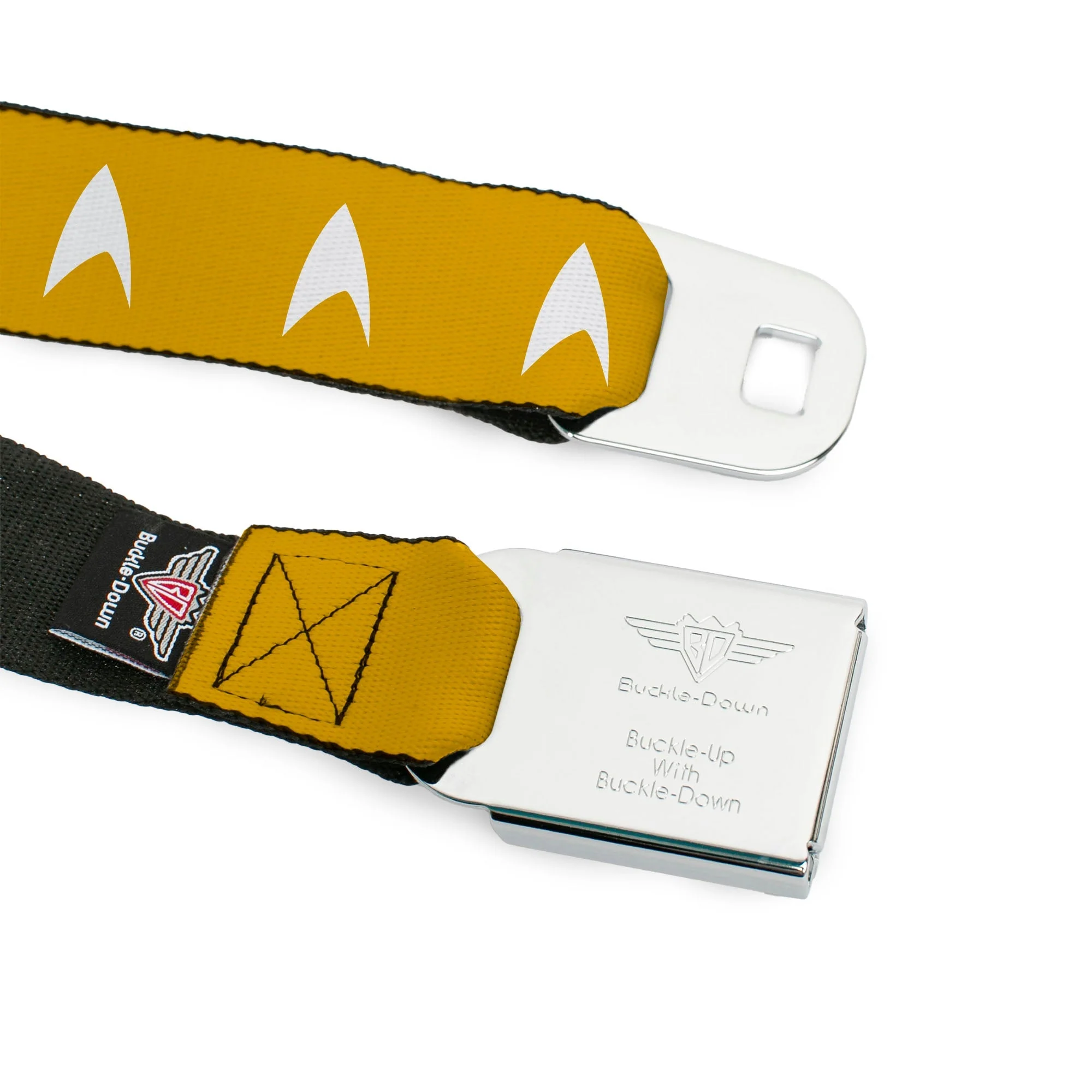 Star Trek Starfleet Insignia Golden Yellow Seatbelt Belt - Image 9