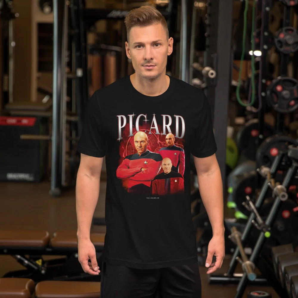 Star Trek: The Next Generation Captain Picard Heartthrob Unisex T-Shirt - Image 3