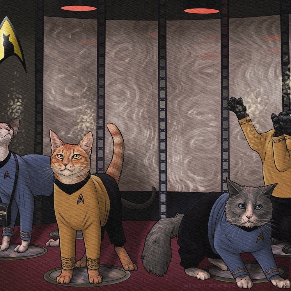 Star Trek: The Original Series Crew Cats Mouse Pad - Image 3