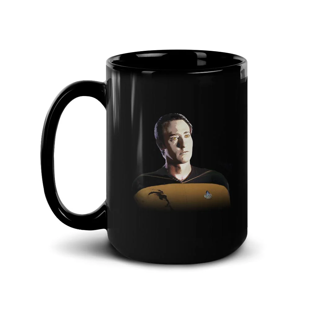 Star Trek: The Next Generation Data Parameters Black Mug - Image 2