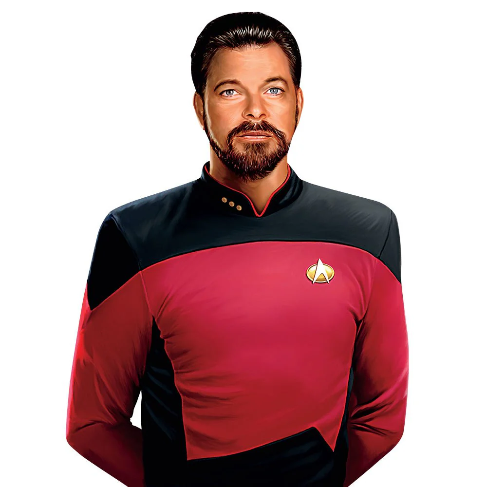 Star Trek: The Next Generation Commander Riker Life-Sized Cardboard Cutout Standee - Image 4