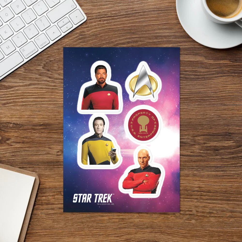 Star Trek: The Next Generation Sticker Sheet - Image 2