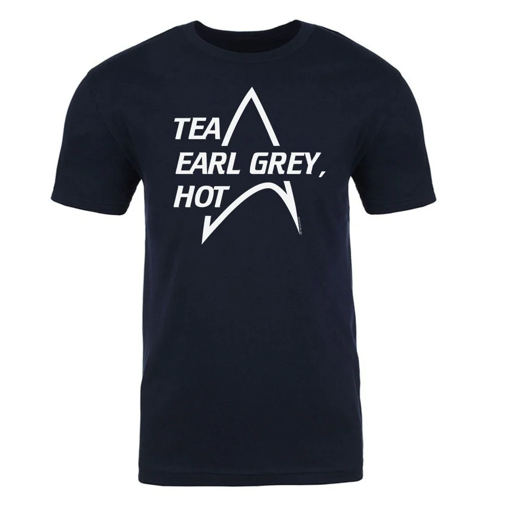 Star Trek: The Next Generation Tea Earl Grey Hot Adult Short Sleeve T-Shirt - Image 3