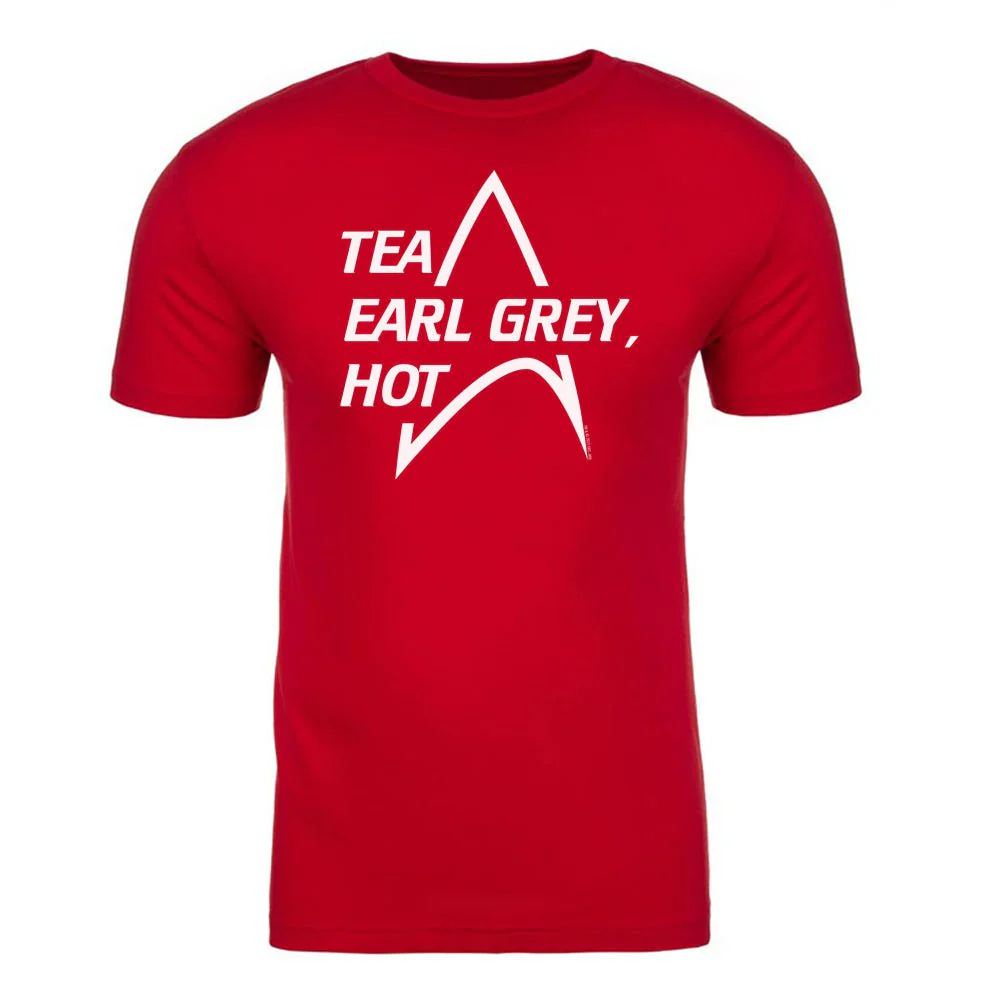 Star Trek: The Next Generation Tea Earl Grey Hot Adult Short Sleeve T-Shirt - Image 4