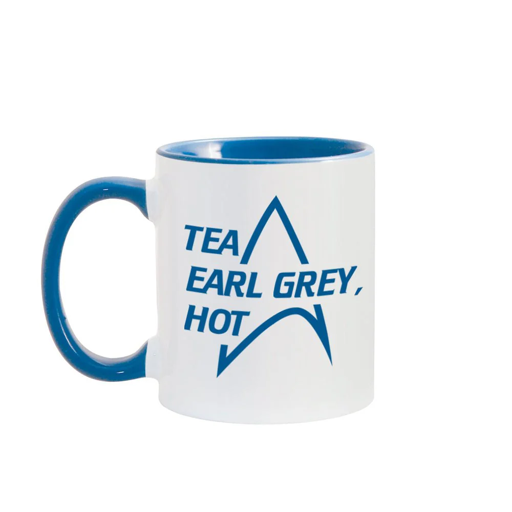 Star Trek: The Next Generation Tea Earl Grey Hot 11 oz Two-Tone Mug - Image 4