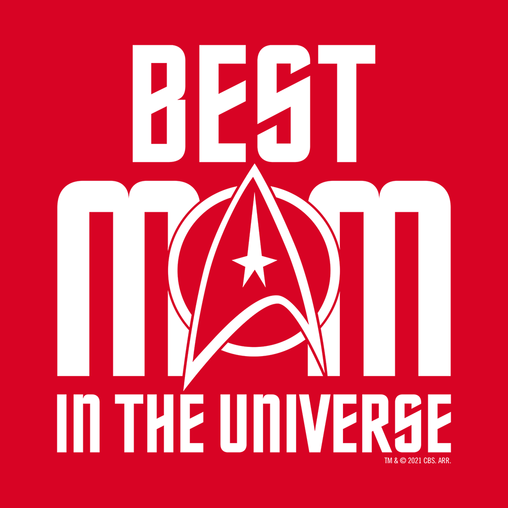 Star Trek: The Original Series Best Mom in the Universe Women's Short Sleeve T-Shirt - Image 2