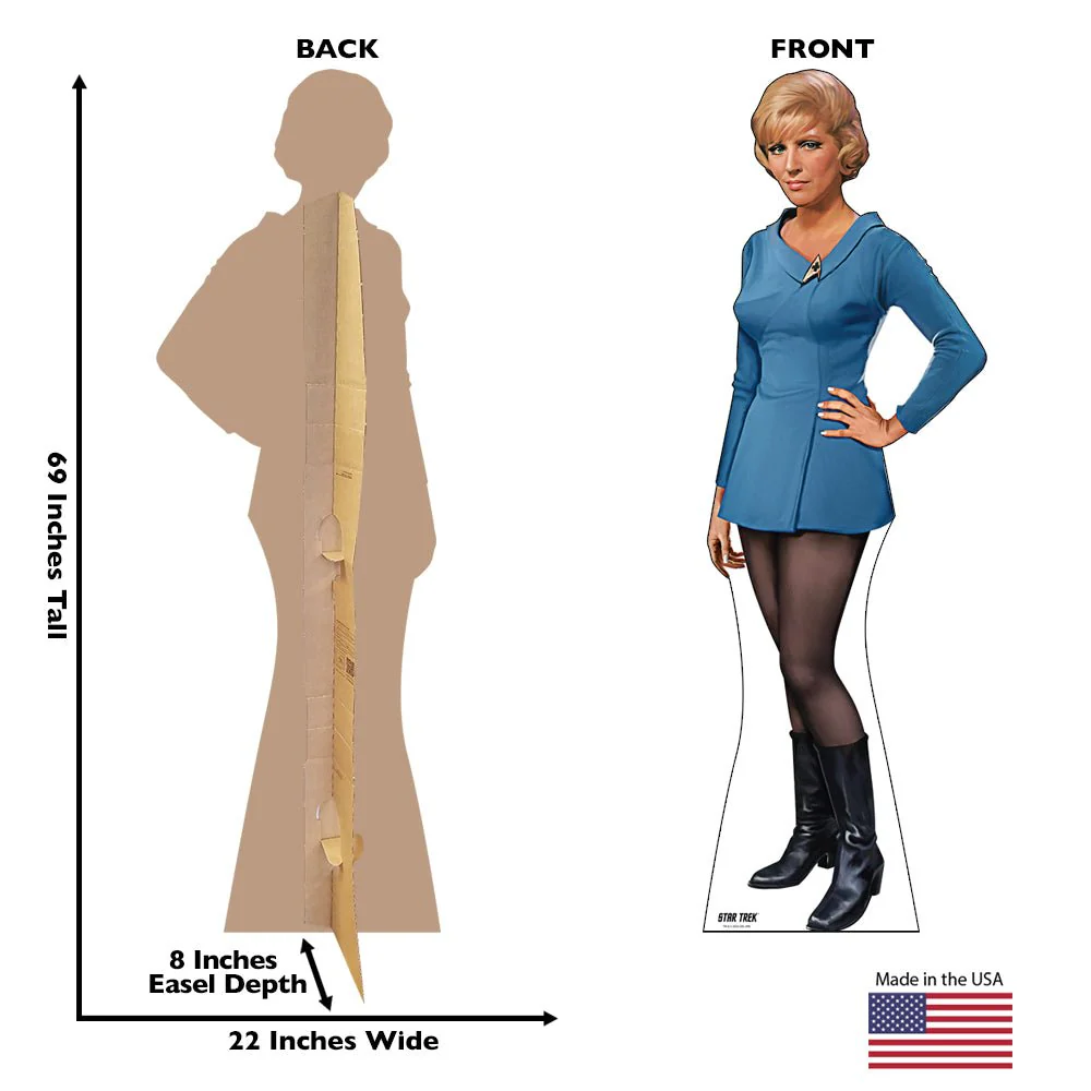 Star Trek: The Original Series Nurse Chapel Life-Sized Cardboard Cutout Standee - Image 2